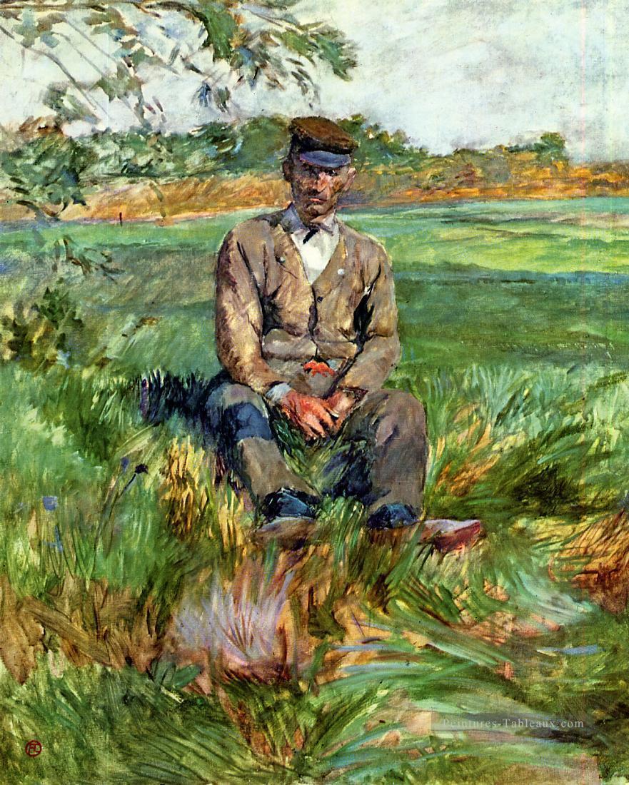 Un ouvrier chez Celeyran post Impressionniste Henri de Toulouse Lautrec Peintures à l'huile